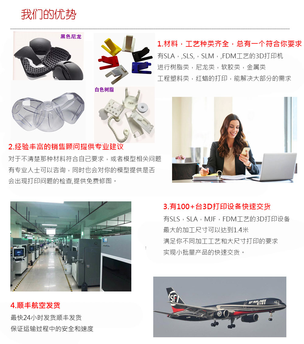 3D打印服務優勢